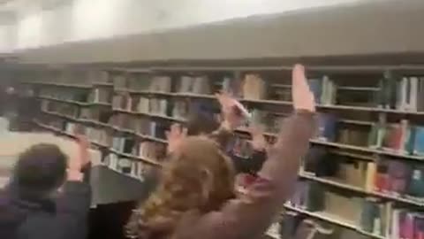 Footage from inside Brown University