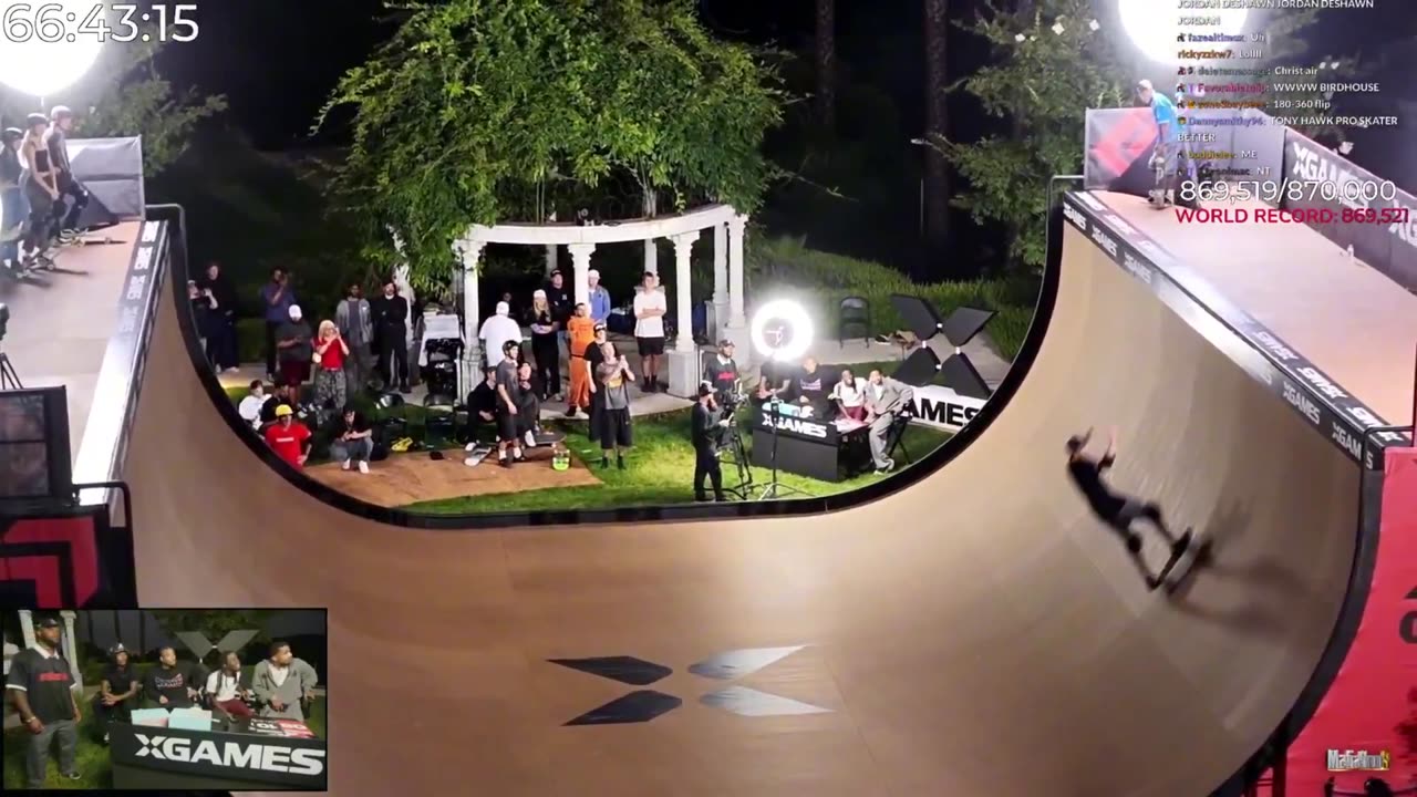 Kai Cenat was shocked when 57 year old Tony Hawk landed an insane skateboarding trick