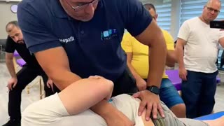 Must Watch: Cracking the lumbar spine. #physicaltherapy #chiropractic #chiroprac