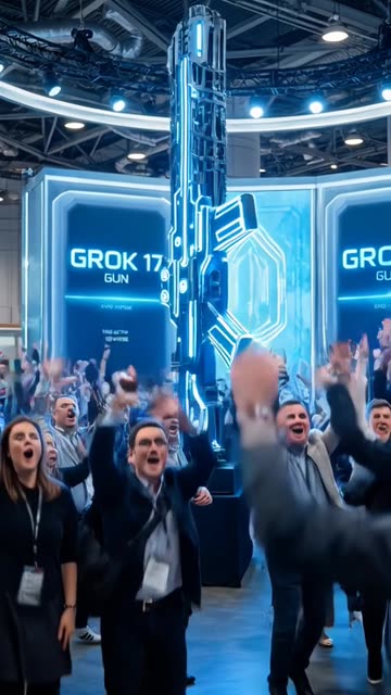 People Taking a Pictures of alot Grok 17 gun