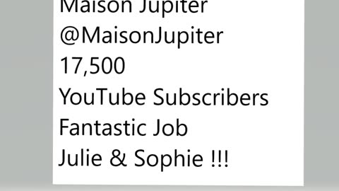 Numbers don't lie, @Julie Maison Jupiter & @Sophie Maison Jupiter offer content the masses enjoy !!!
