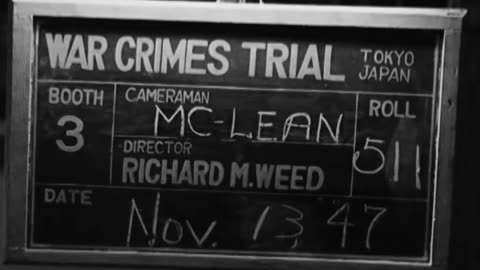 WAR CRIMES TRIALS, TOKYO, JAPAN - WAR CRIMES TRIALS, TOKYO, JAPAN - 111-adc-6777