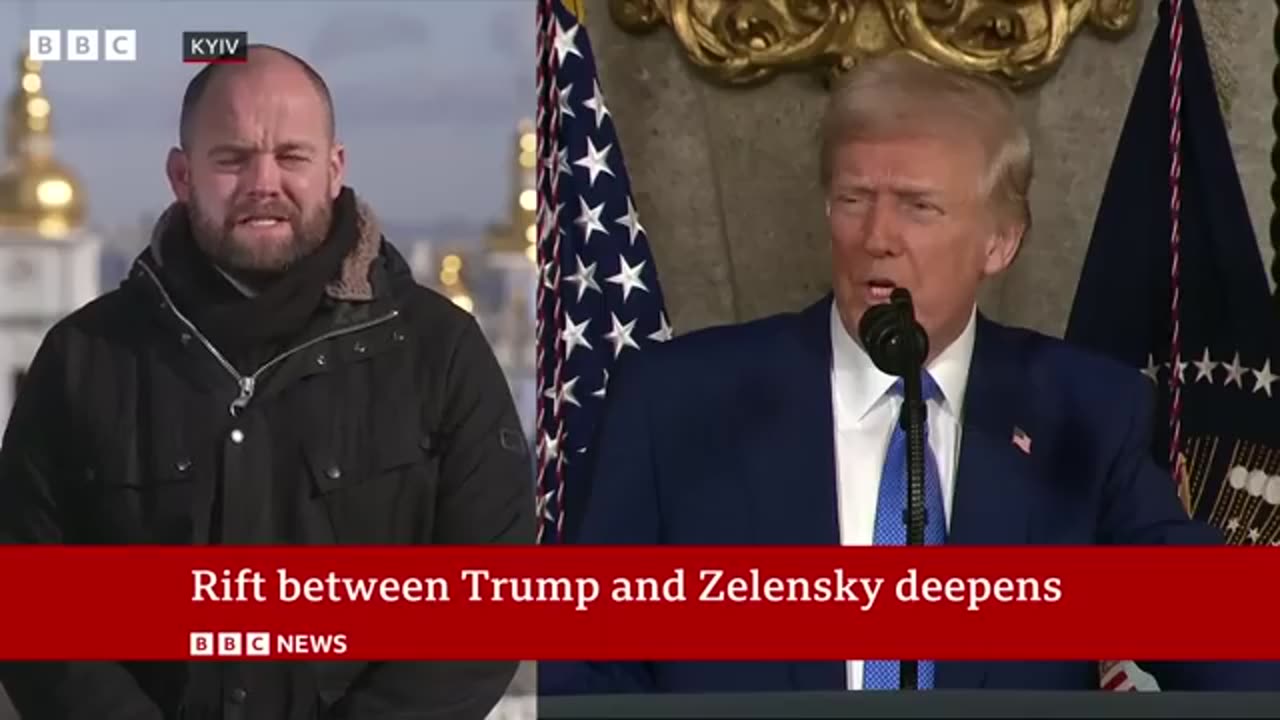 What is the rift between Donald Trump and Volodymyr Zelensky?