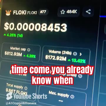 floki crypto coin price prediction news today bull run #fyp