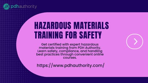 Hazardous Materials Training for Safety