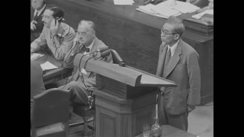 WAR CRIMES TRIALS, TOKYO, JAPAN - WAR CRIMES TRIALS, TOKYO, JAPAN - 111-adc-6191