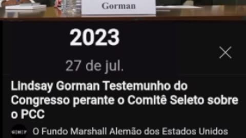 Lindsay Gorman Testemunho do Congresso perante o Comitê Seleto sobre o PCC