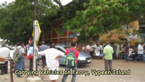 Vehicle Ferry to Vypeen Island | Crossing Waters on Kochi's Junkar