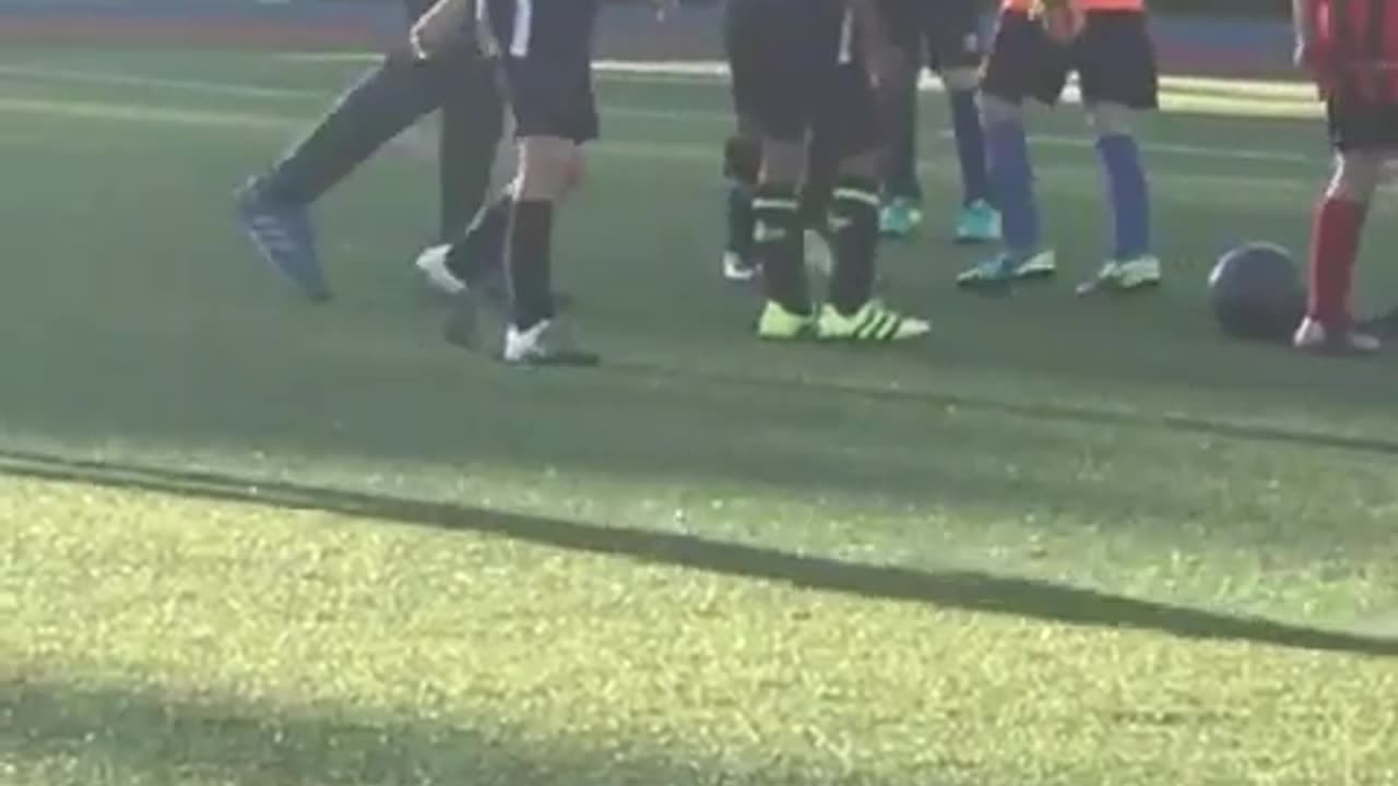 Watch Cristiano Ronaldo's son make his dad proud