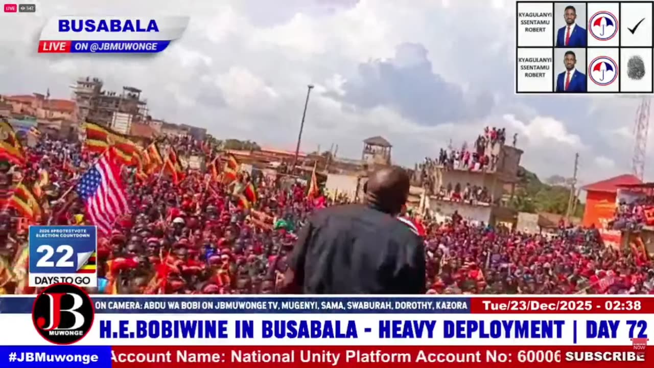H.E.Bobi Wine Heads to Makindye Sabagabo & Entebbe Municipality