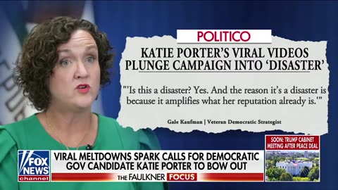 Calls Come for Katie Porter to Drop Out After Videos Show She's a Hideous, Incompetent Imbecile