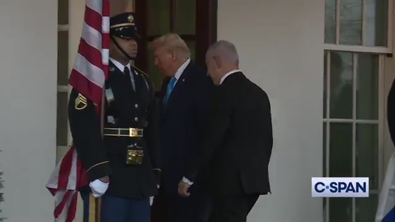 President Trump welcomes Israeli Prime Minister Benjamin Netanyahu to the White House