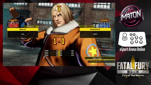 Fatal Fury: City of the Wolves • Fightcade • "ElMaton" vs "UnrealWizard1" - 2025/02/20 #openbeta