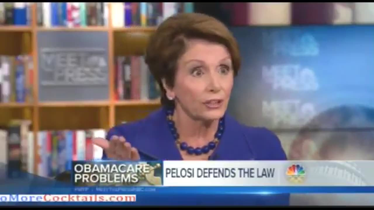 “We have to pass the bill so that you can find out what is in it.”