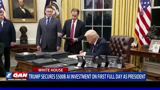 Trump Secures $500B AI Investment On First Full Day As President