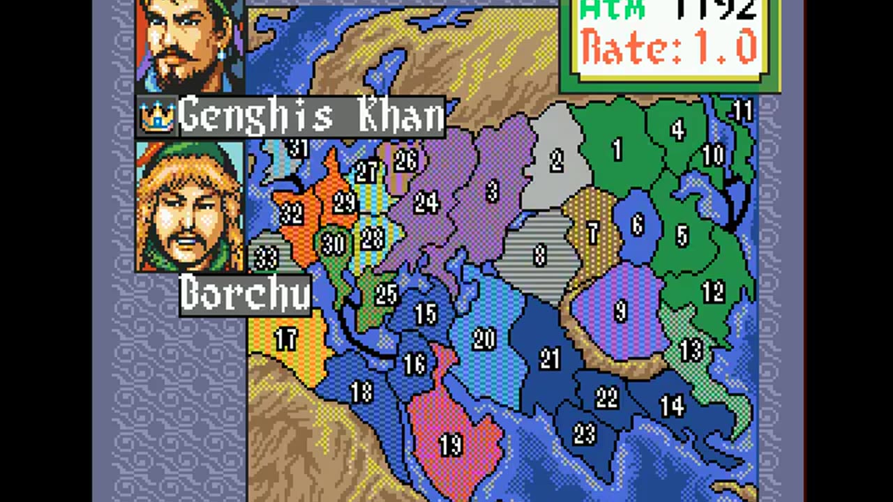 Mega Drive Longplay 156 Genghis Khan II-Clan of the Gray Wolf