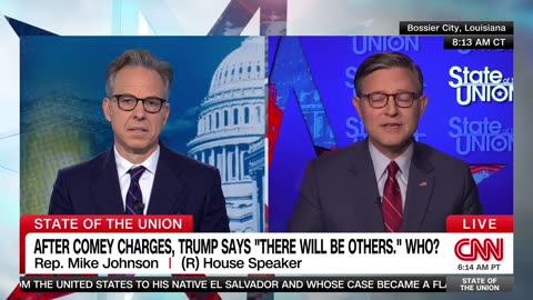 CNN host busts Mike Johnson on air for Jan. 6 theory: 'It wasn't a false flag operation'