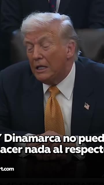 Trump se pronuncia sobre Groenlandia tras reunión clave