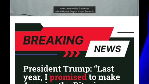 President Trump: “Last year, I promised to make America the Bitcoin superpower of the world,
