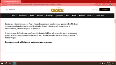 TJ-RJ agenda julgamento do habeas corpus de Marcius Melhem.mp4