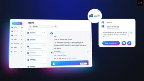 MSG91 Explainer Video | B2B SaaS Product Animation by MotionGility