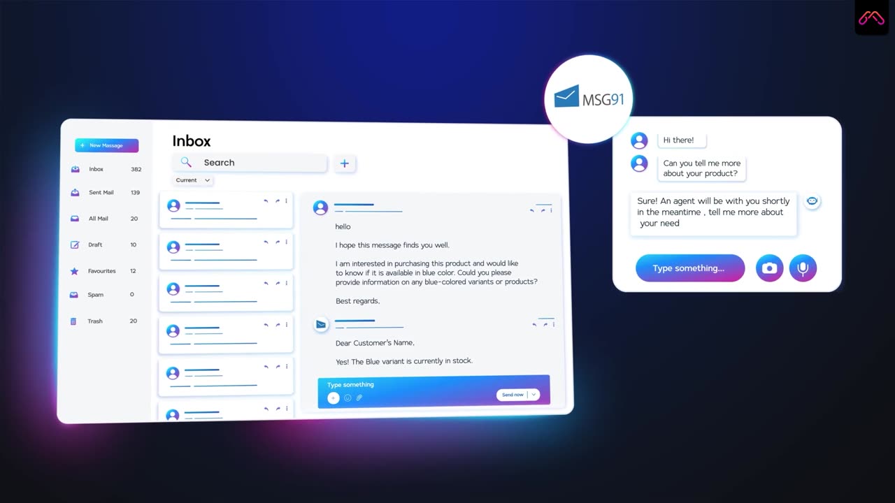 MSG91 Explainer Video | B2B SaaS Product Animation by MotionGility