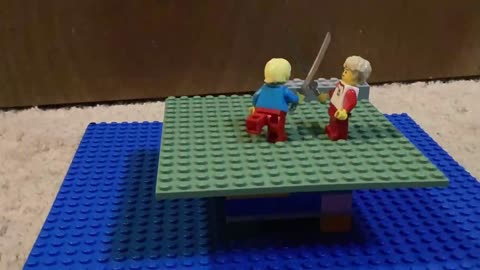 Sword Fight!!! #stopmotionanimation #animation #llamaking #lego
