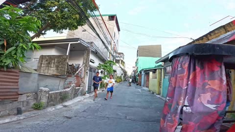 Lovely Day on Fortune Street in Taguig City in the Philippines
