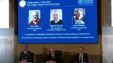 Nobel physics prize goes to pioneers of quantum mechanics