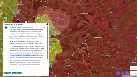 Pad Istočnog Mirnograda i Okruženje Grada⚔Proboj u Dnjepropetr. Oblast⚔Gulaj Polje Kotao.13.11.2025