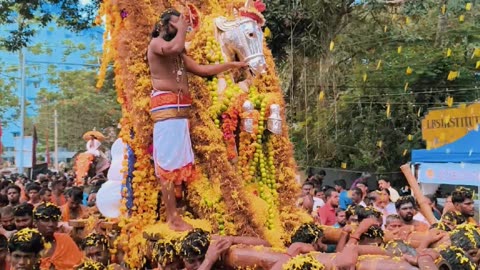 🙏🌹ശ്രീ വേളിമല കുമാരസ്വാമി എഴുന്നള്ളത്ത് പൂജപ്പുര ശ്രീ സരസ്വതിമണ്ഡപത്തിലേക്ക് എത്തിയപ്പോൾ