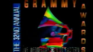 February 20, 1990 - Promo for 32nd Grammy Awards