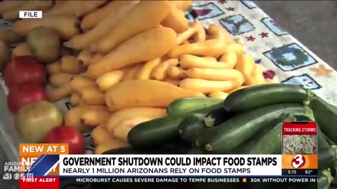 Arizona: The Democrat shutdown "is bad news" for food stamp recipients.