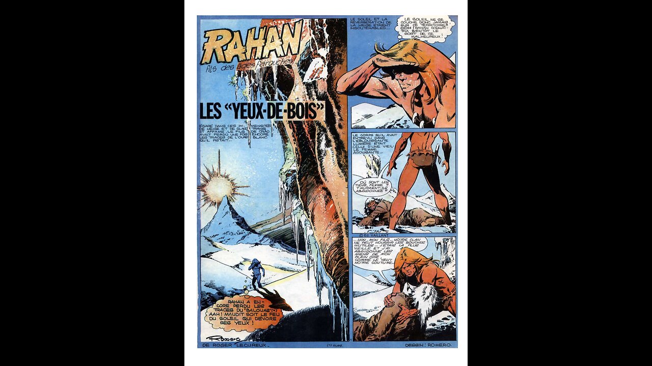 Rahan. Episode 140. By Roger Lecureux. The Wooden Eyes. A Puke(TM) Comic.