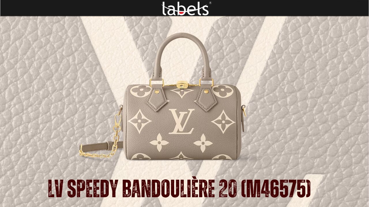 Latest Speedy Bandoulière 20 (M46575) by Labels