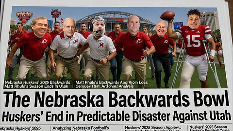 Nebraska Backwards Bowl: Huskers’ 2025 Season Ends in Predictable Disaster Against Utah in Las Vegas