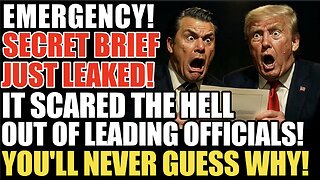 EMERGENCY! Secret Brief Leaked & It Scared The Hell Out Of Top Officials! You’ll Never Guess Why!
