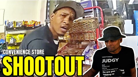 LA Cops in Wild Liquor Store Shootout | Armed Suspect Fires at Officers