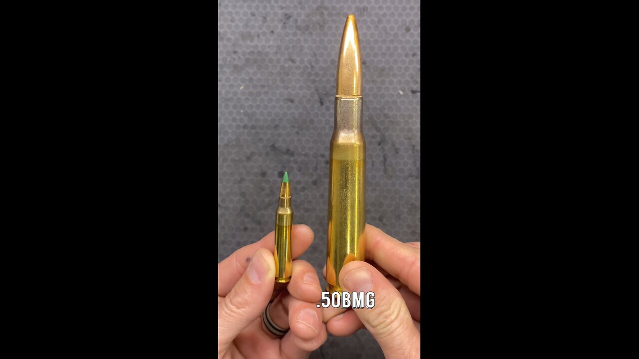 What’s the difference between the 5.56 and the 50BMG