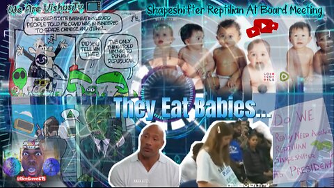 "Extended" Shapeshifter Reptilian At Board Meeting Talking About Eating Babies... #VishusTv 📺
