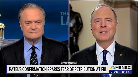 Schiffing His Pants: A Panicked Adam Schiff On MSNBC Freaking Out Over New FBI Director Kash Patel