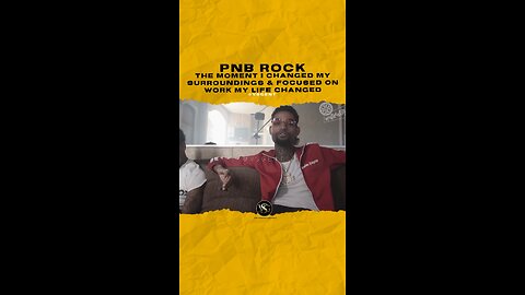 @pnbrock The moment I changed my surroundings & focused on work my life changed