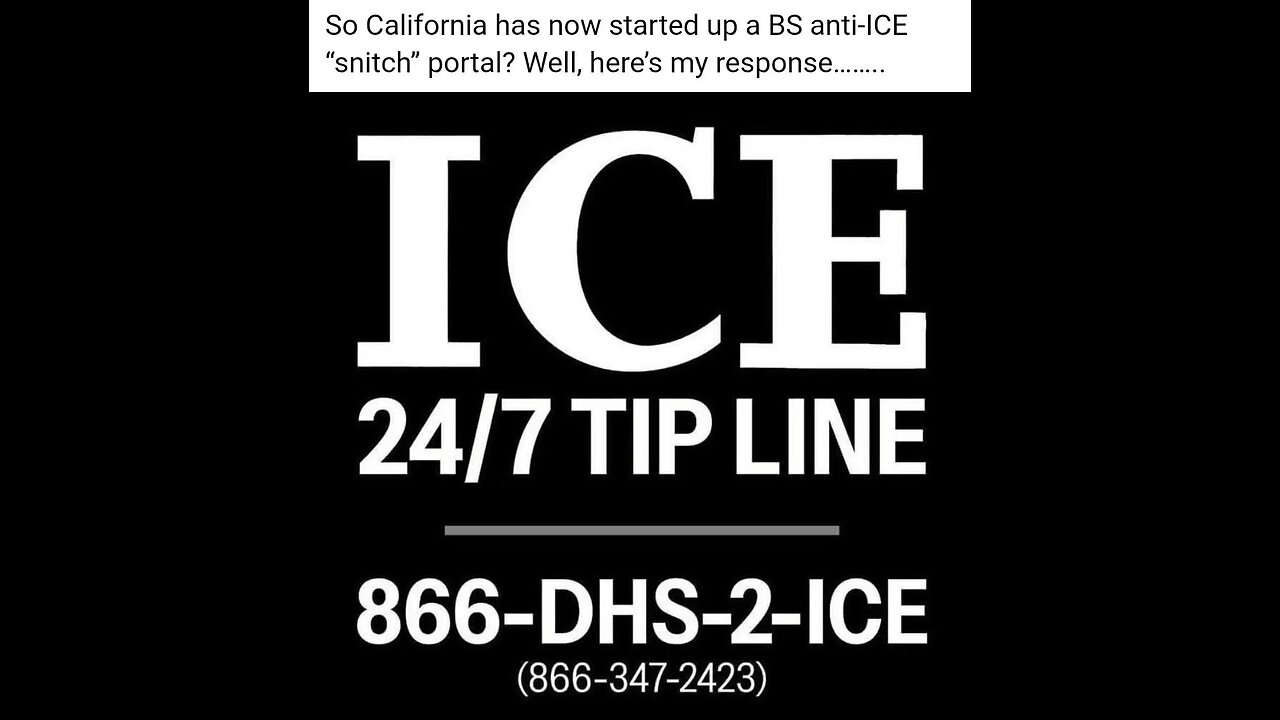 I WANT A HOTLINE TO DEPORT ILLEGALS