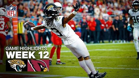 Jacksonville Jaguars vs Arizona Cardinals week 12 game highlights