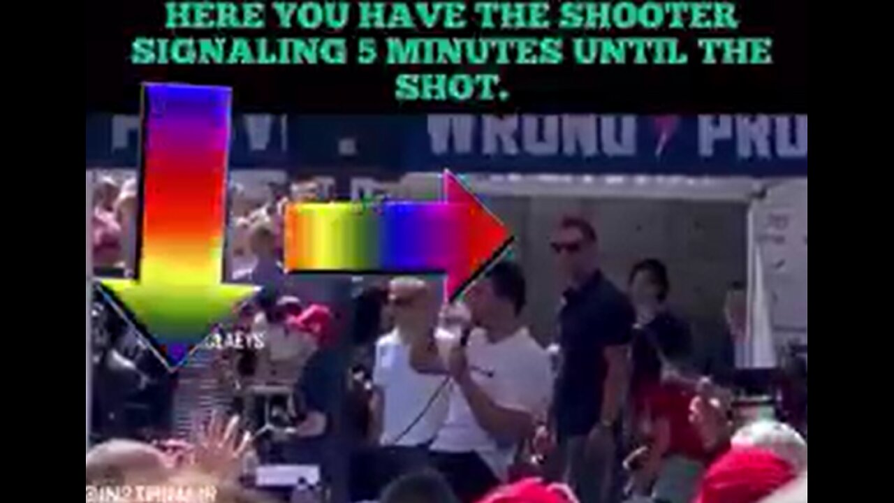 Brian Harpole (Plaid guy) giving finger/minute signals to his guys around Charlie