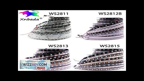 WS2811 WS2812B WS2813 WS2815 Smart RGB Pixels LED Strip WS2812 Individually Addressable Review