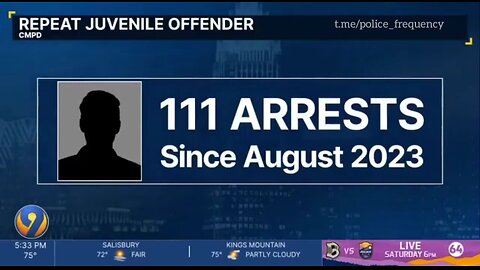 A 15-year-old in Charlotte has been arrested 111 times in two years and is still walking free
