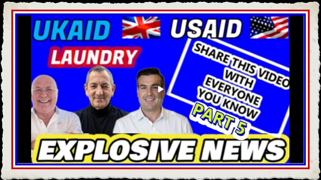 EXPLOSIVE NEWS - UKAID USAID LAUNDRY SHARE THIS VIDEO WITH EVERYONE YOU KNOW PART 5