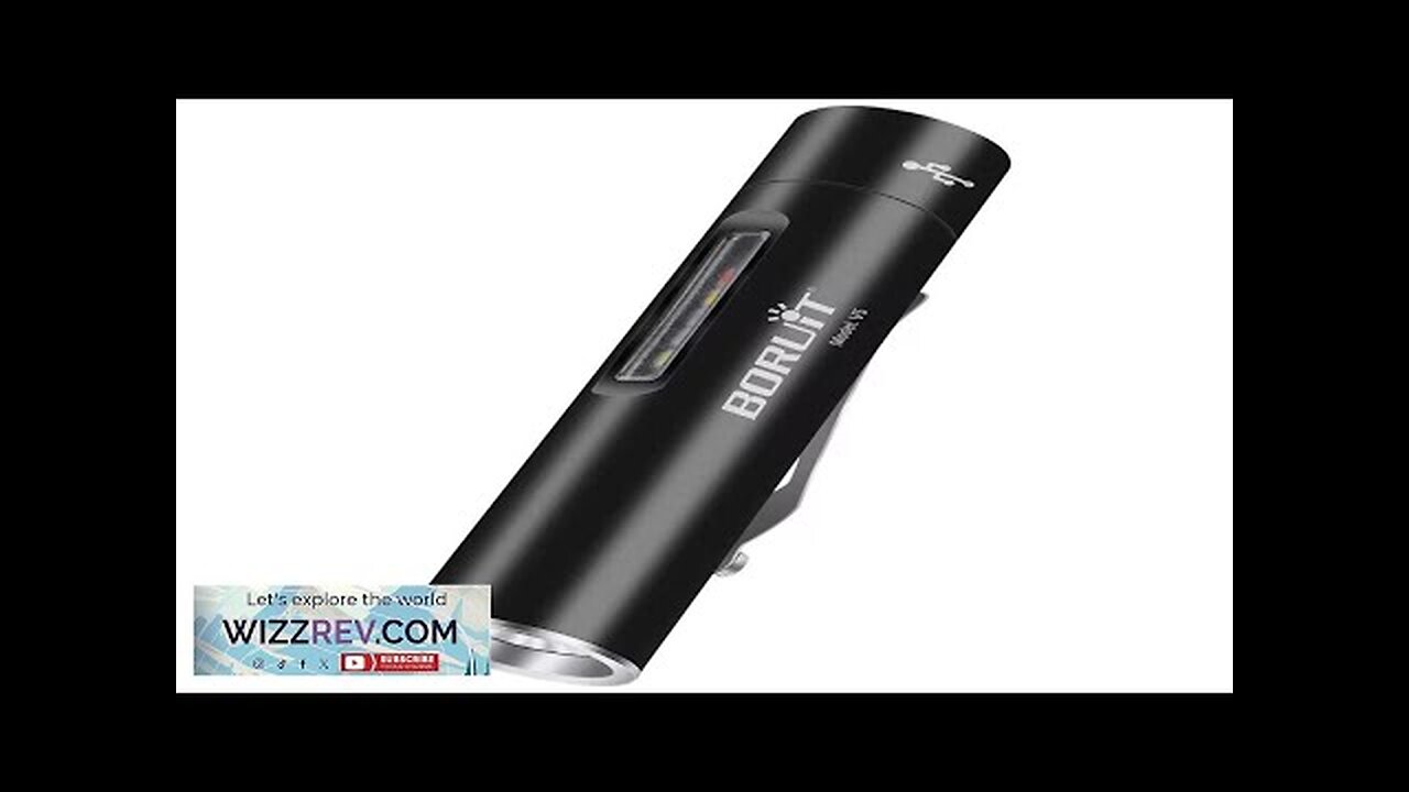 BORUiT V5 Mini LED EDC Flashlight TYPE-C Rechargeable Lamp Waterproof With Magnet Review