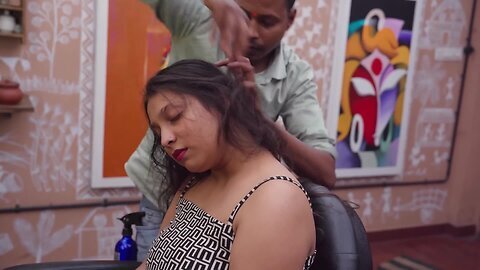 Amazing Hair Cracking Intense Head Massage ASMR _ Indian Massage